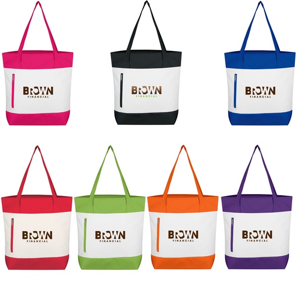 JH3178 Living Color Tote Bag With Custom Imprint